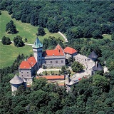 Smolenice Castle, the North-Western View from the Castle Park diabgene 2011 - smolenice - photo